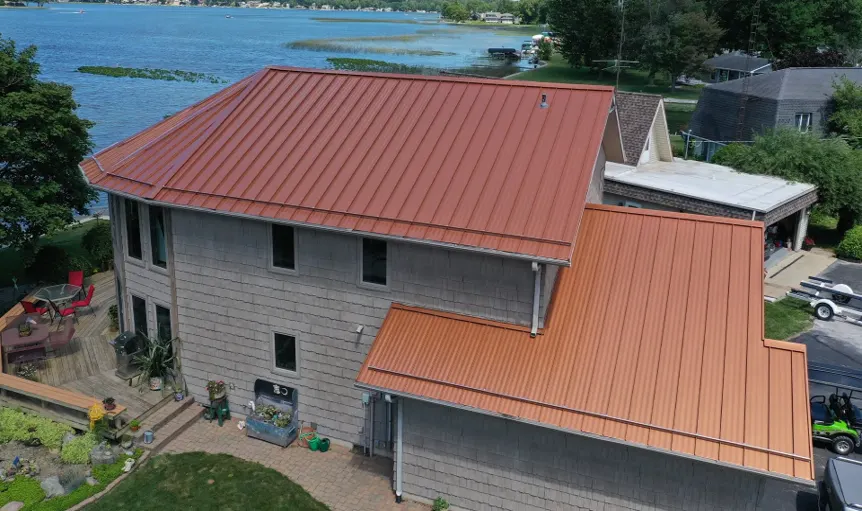 Commercial roof inspection documented in Center Grove